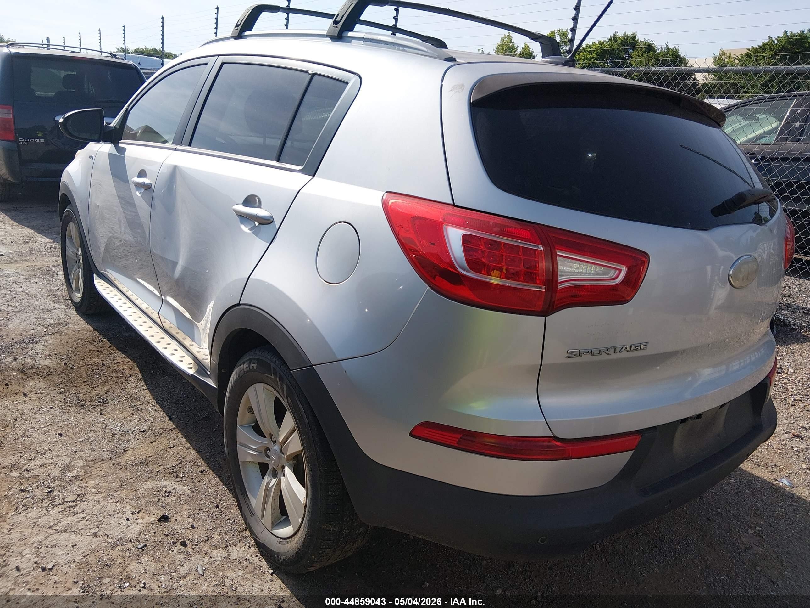 2013 Kia Sportage Lx Silver vin: KNDPBCA21D7439957