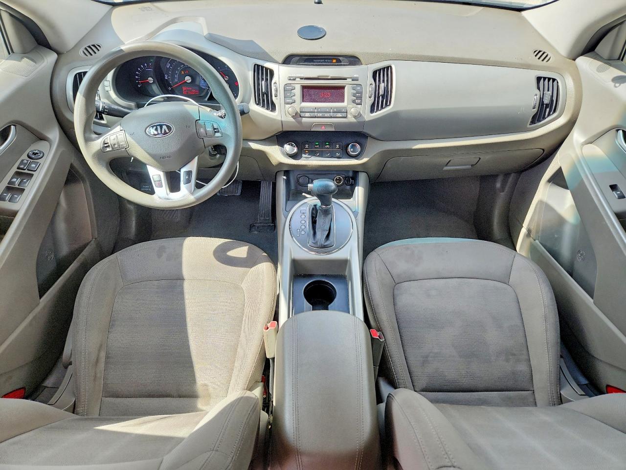 2013 Kia Sportage Lx White vin: KNDPBCA21D7543641