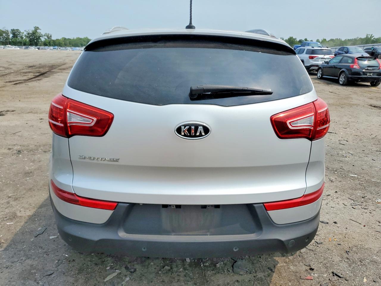 2012 Kia Sportage Lx Silver vin: KNDPBCA22C7213800