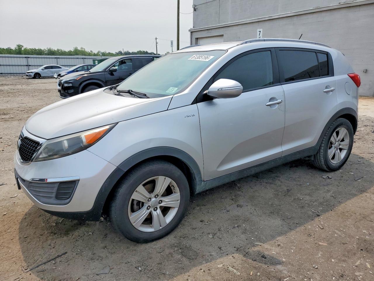 2012 Kia Sportage Lx Silver vin: KNDPBCA22C7213800