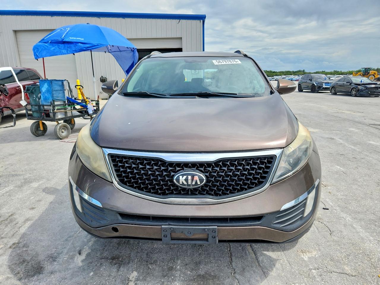 2012 Kia Sportage Lx Коричневый vin: KNDPBCA22C7282258