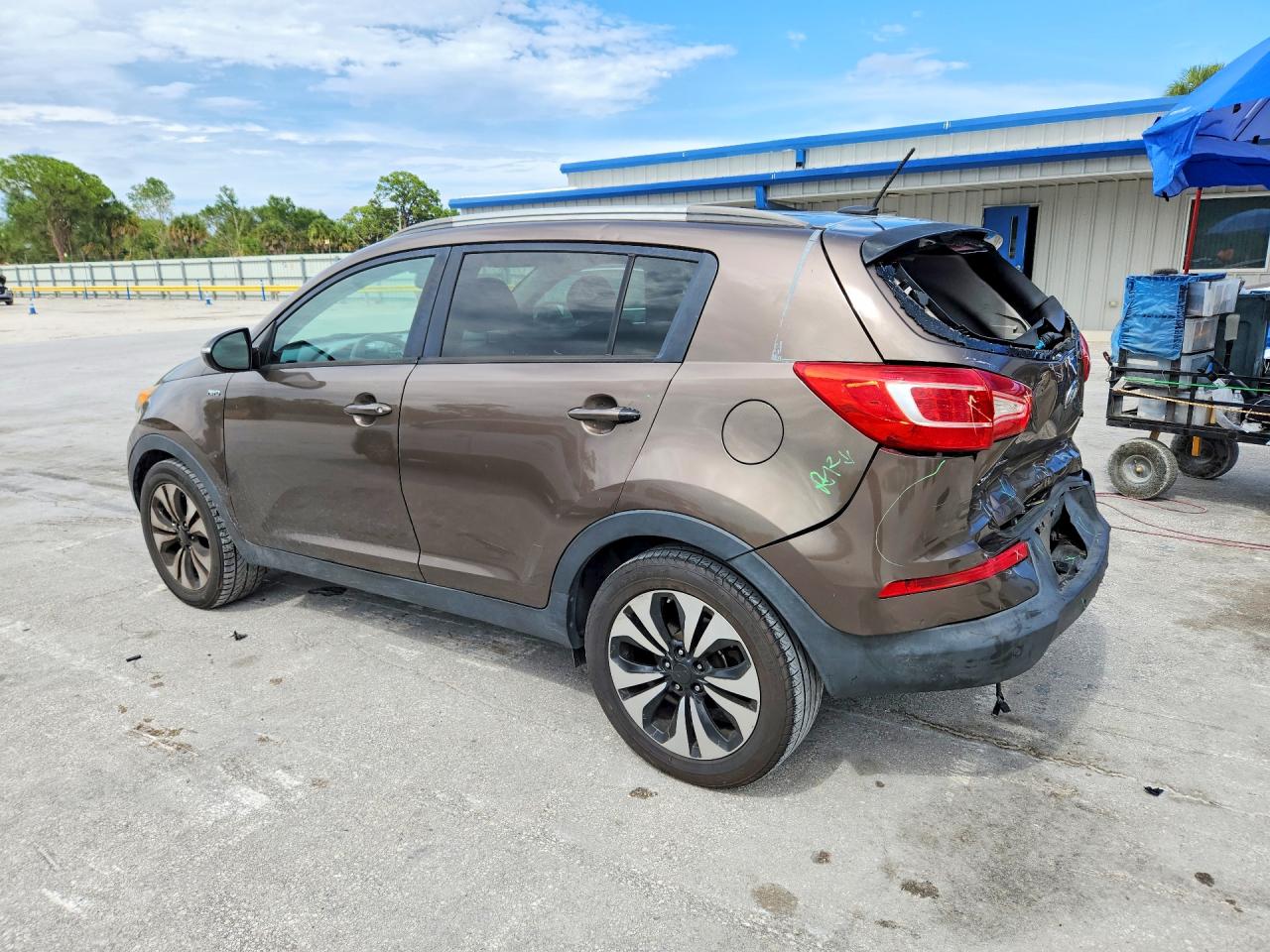 2012 Kia Sportage Lx Коричневый vin: KNDPBCA22C7282258