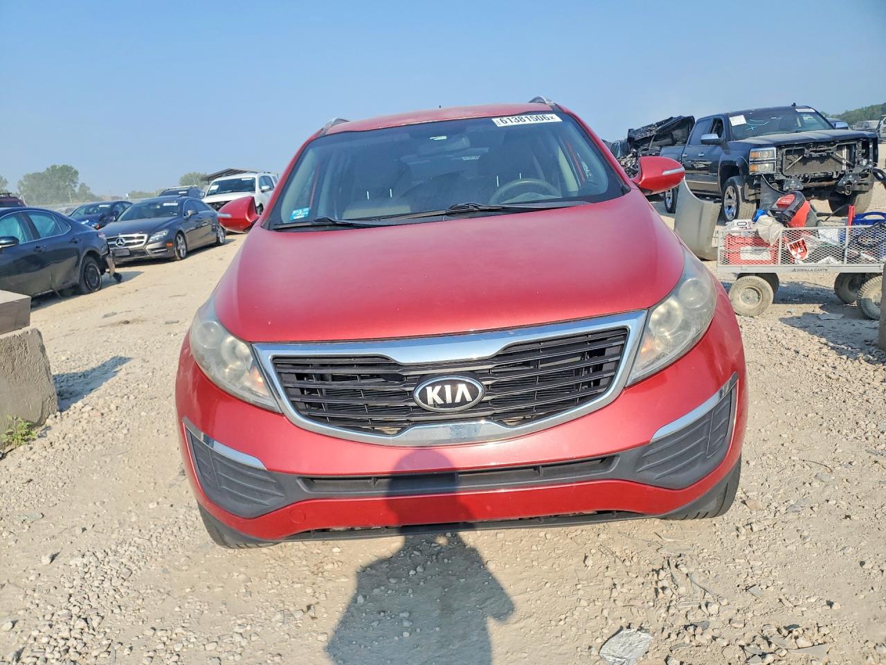 2013 Kia Sportage Lx Red vin: KNDPBCA22D7361060