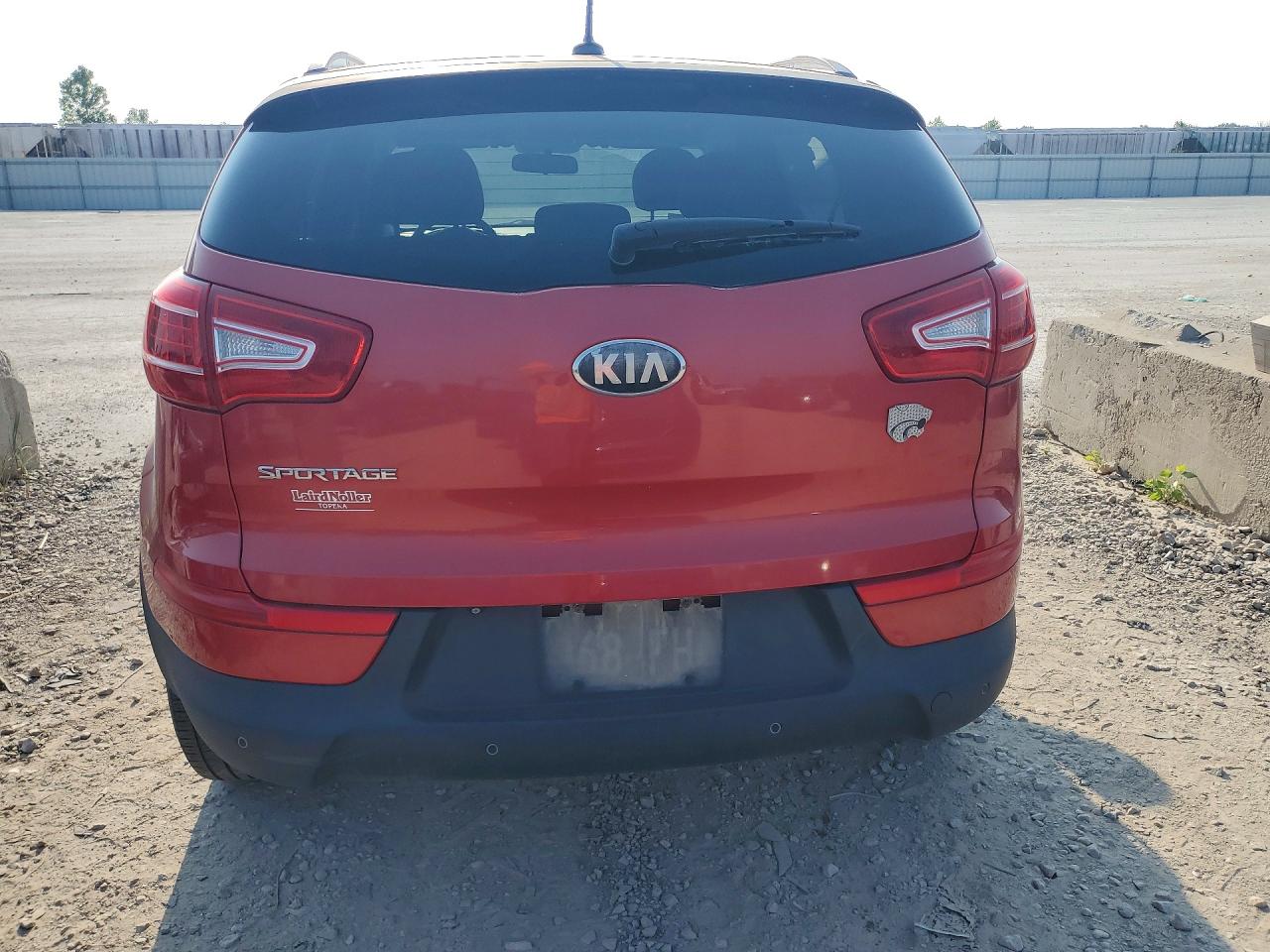 2013 Kia Sportage Lx Red vin: KNDPBCA22D7361060