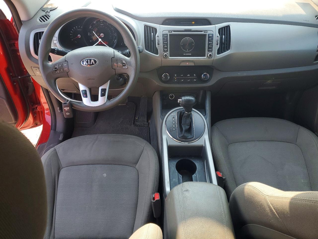 2013 Kia Sportage Lx Red vin: KNDPBCA22D7361060