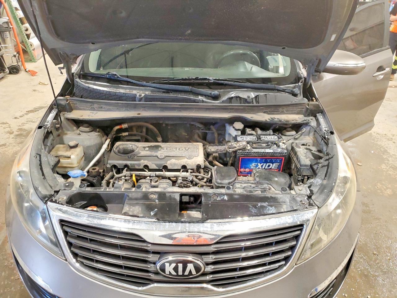 2013 Kia Sportage Lx Gray vin: KNDPBCA22D7401797