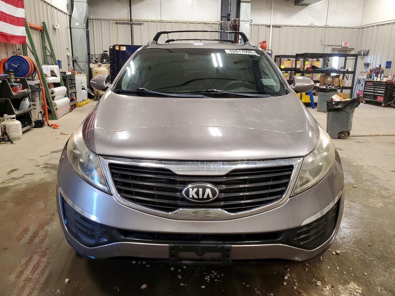 2013 Kia Sportage Lx Gray vin: KNDPBCA22D7401797