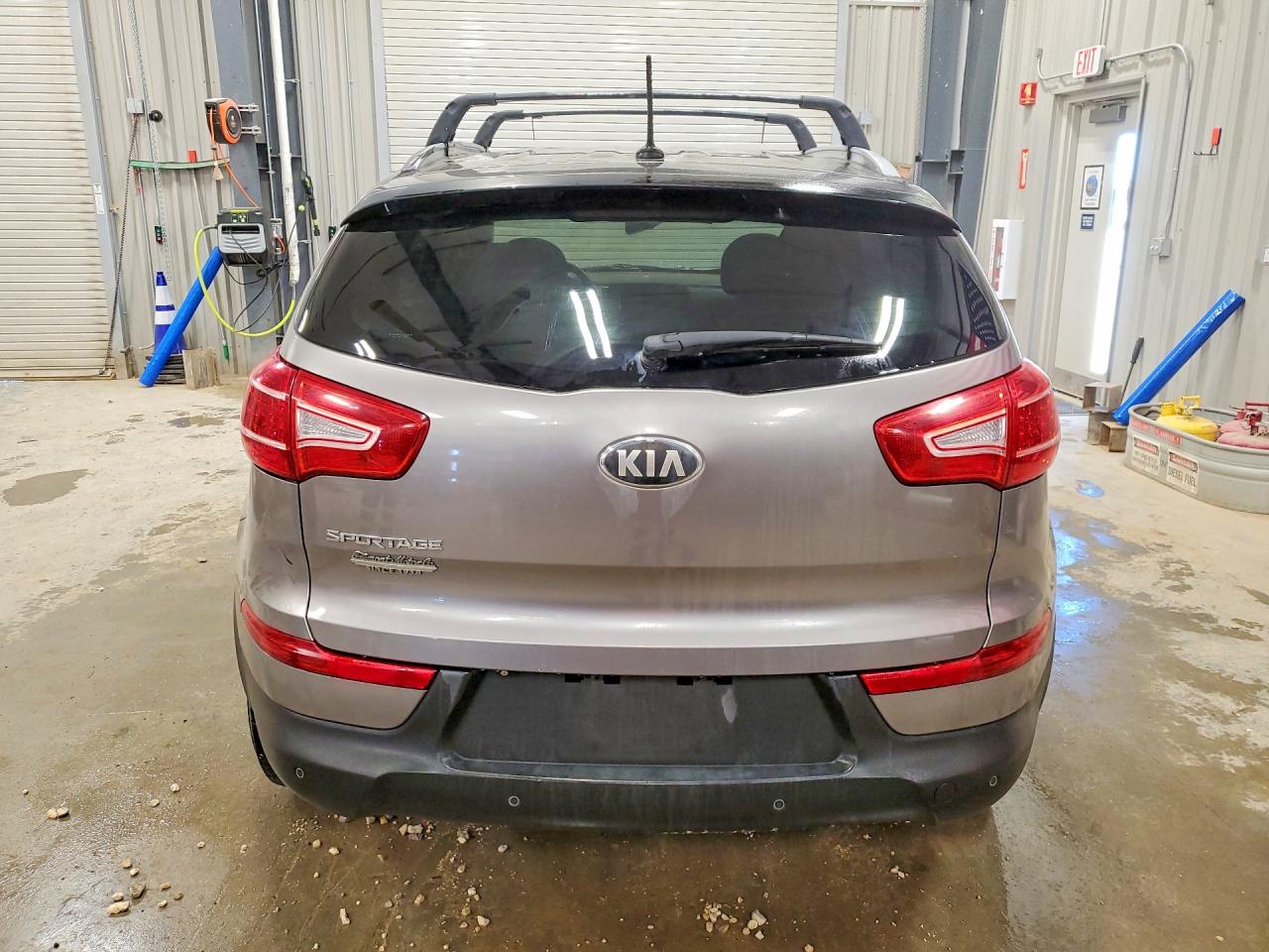 2013 Kia Sportage Lx Gray vin: KNDPBCA22D7401797