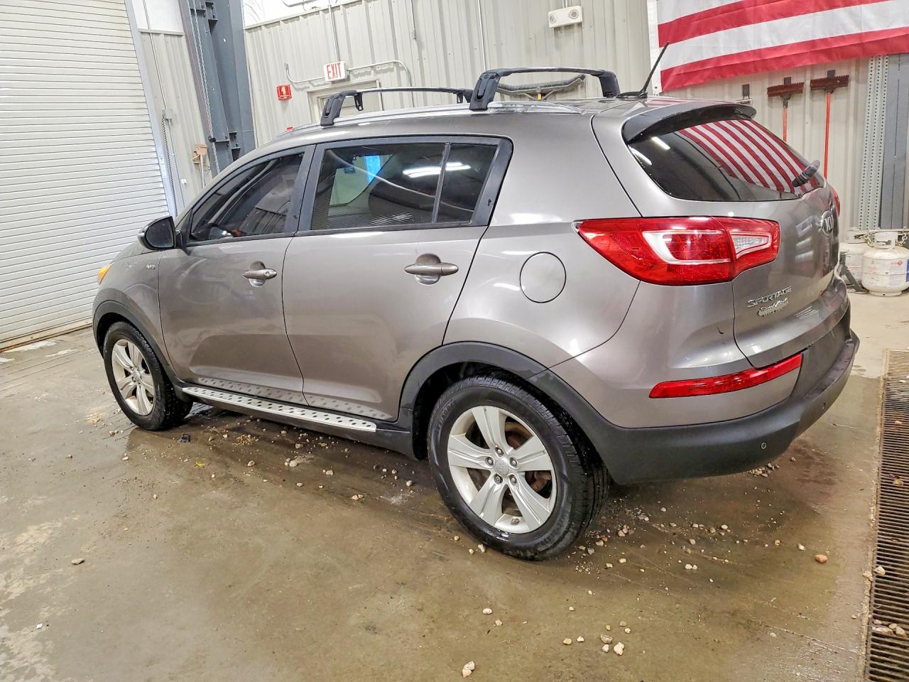 2013 Kia Sportage Lx Gray vin: KNDPBCA22D7401797