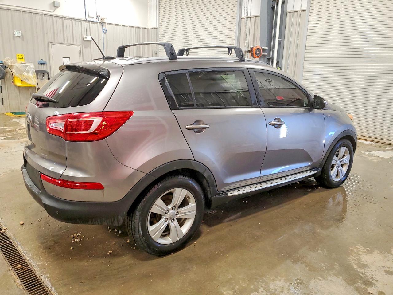 2013 Kia Sportage Lx Gray vin: KNDPBCA22D7401797