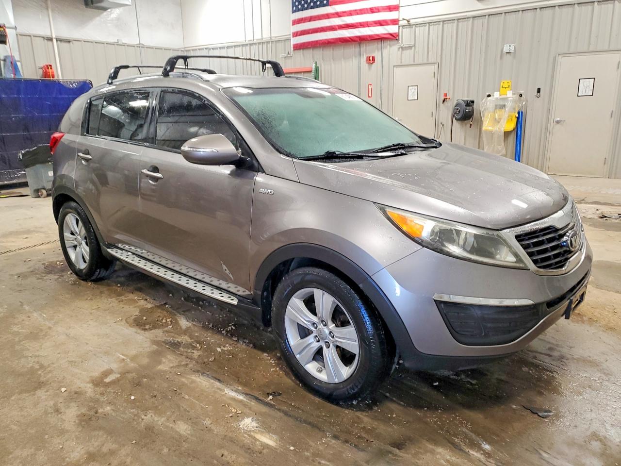 2013 Kia Sportage Lx Gray vin: KNDPBCA22D7401797