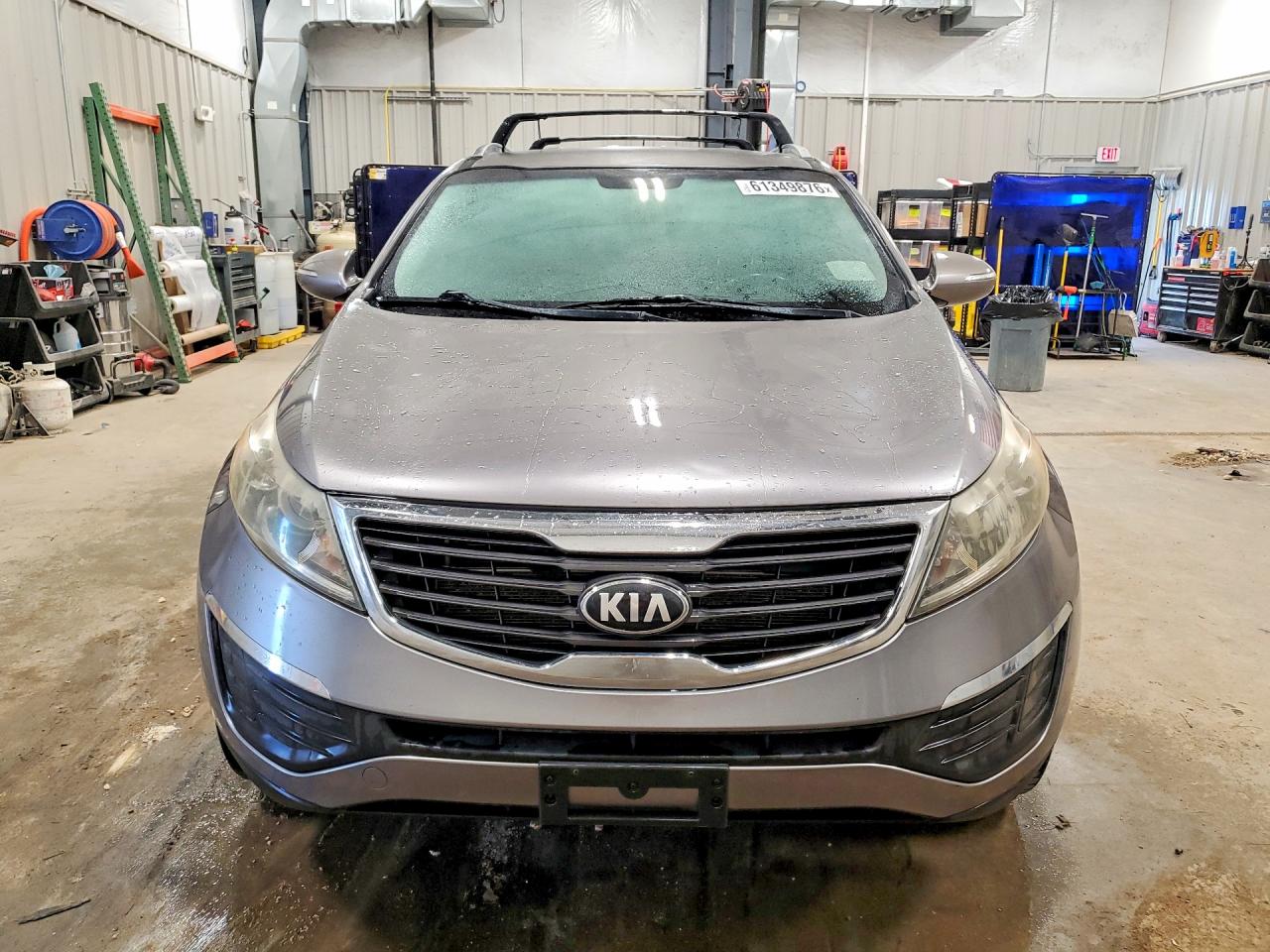 2013 Kia Sportage Lx Gray vin: KNDPBCA22D7401797