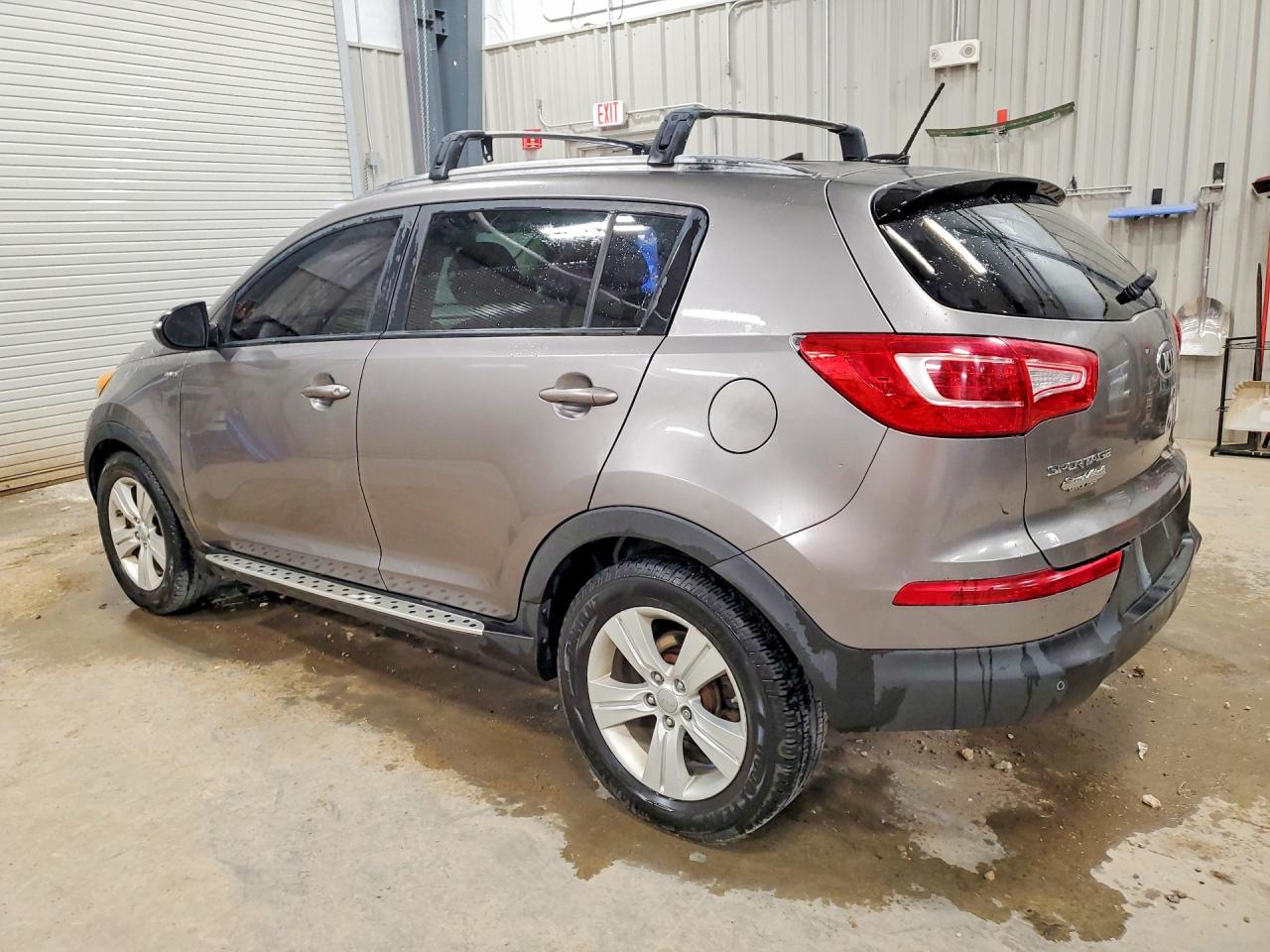 2013 Kia Sportage Lx Gray vin: KNDPBCA22D7401797