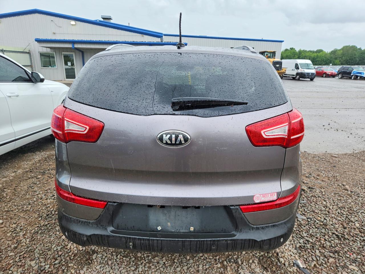 2011 Kia Sportage Lx Gray vin: KNDPBCA23B7099885