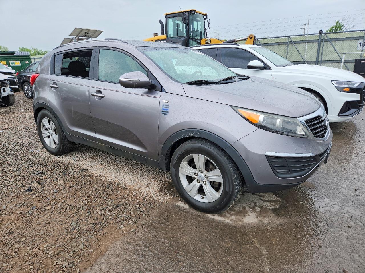 2011 Kia Sportage Lx Gray vin: KNDPBCA23B7099885