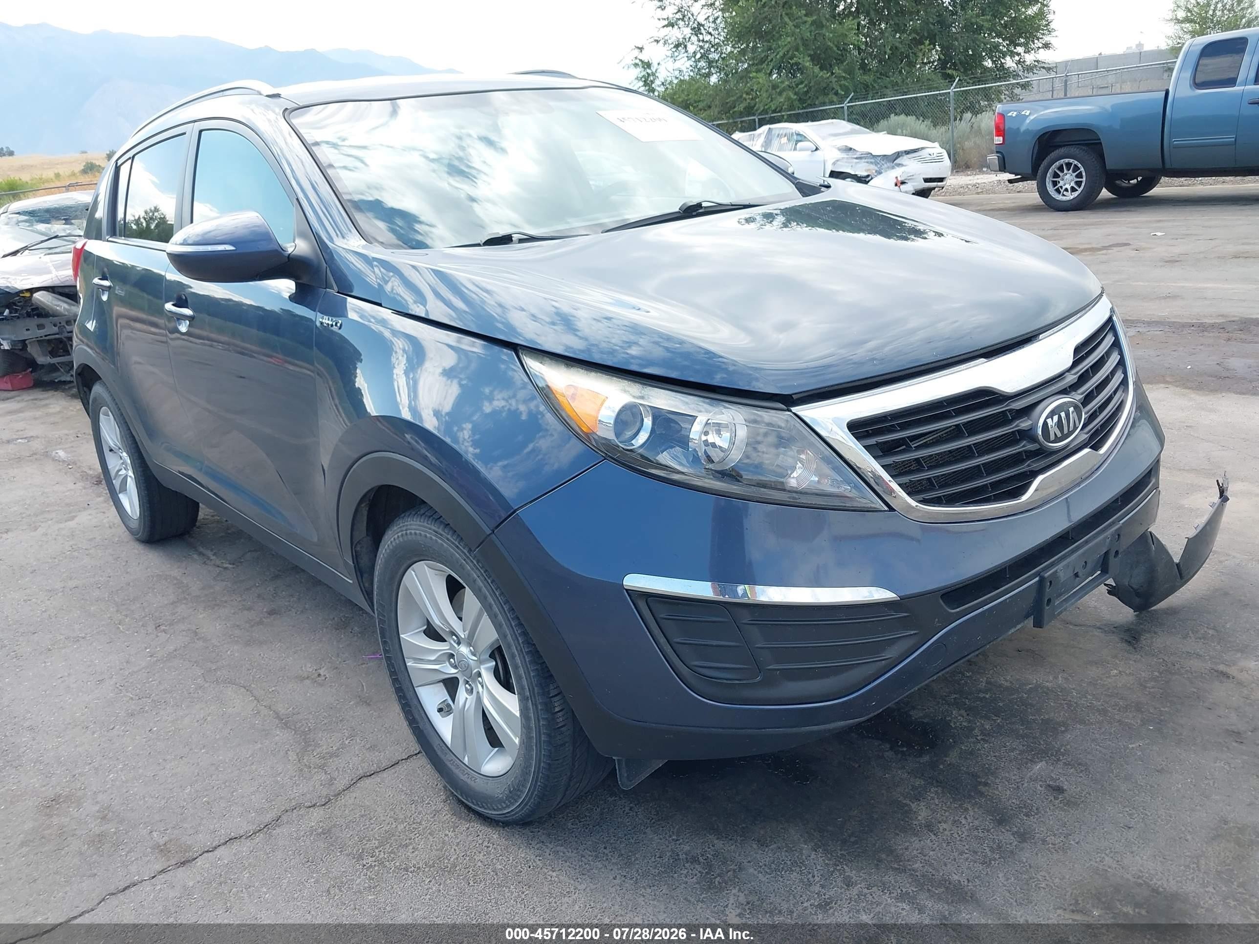 2011 Kia Sportage Lx Navy vin: KNDPBCA23B7102249