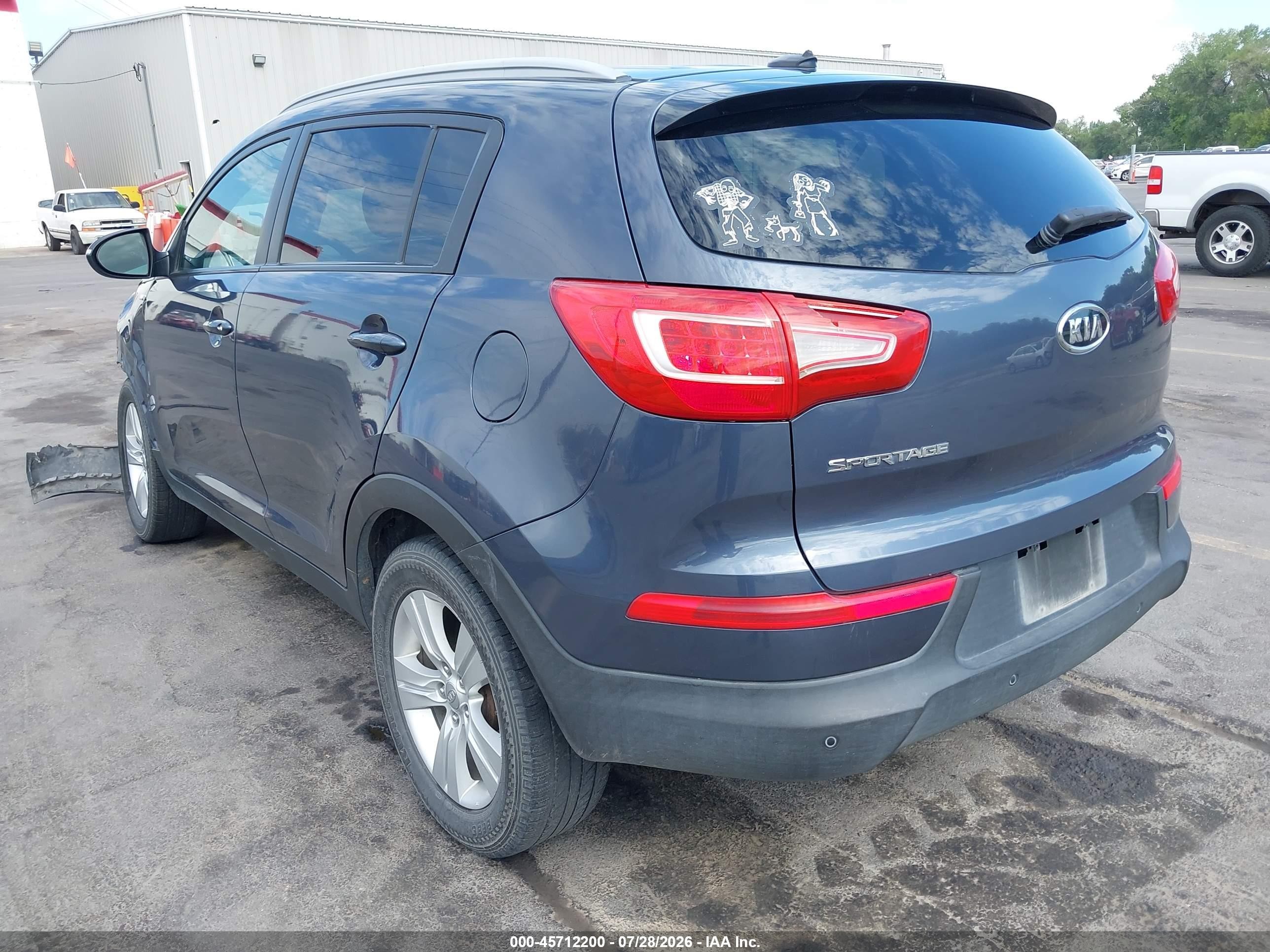 2011 Kia Sportage Lx Navy vin: KNDPBCA23B7102249