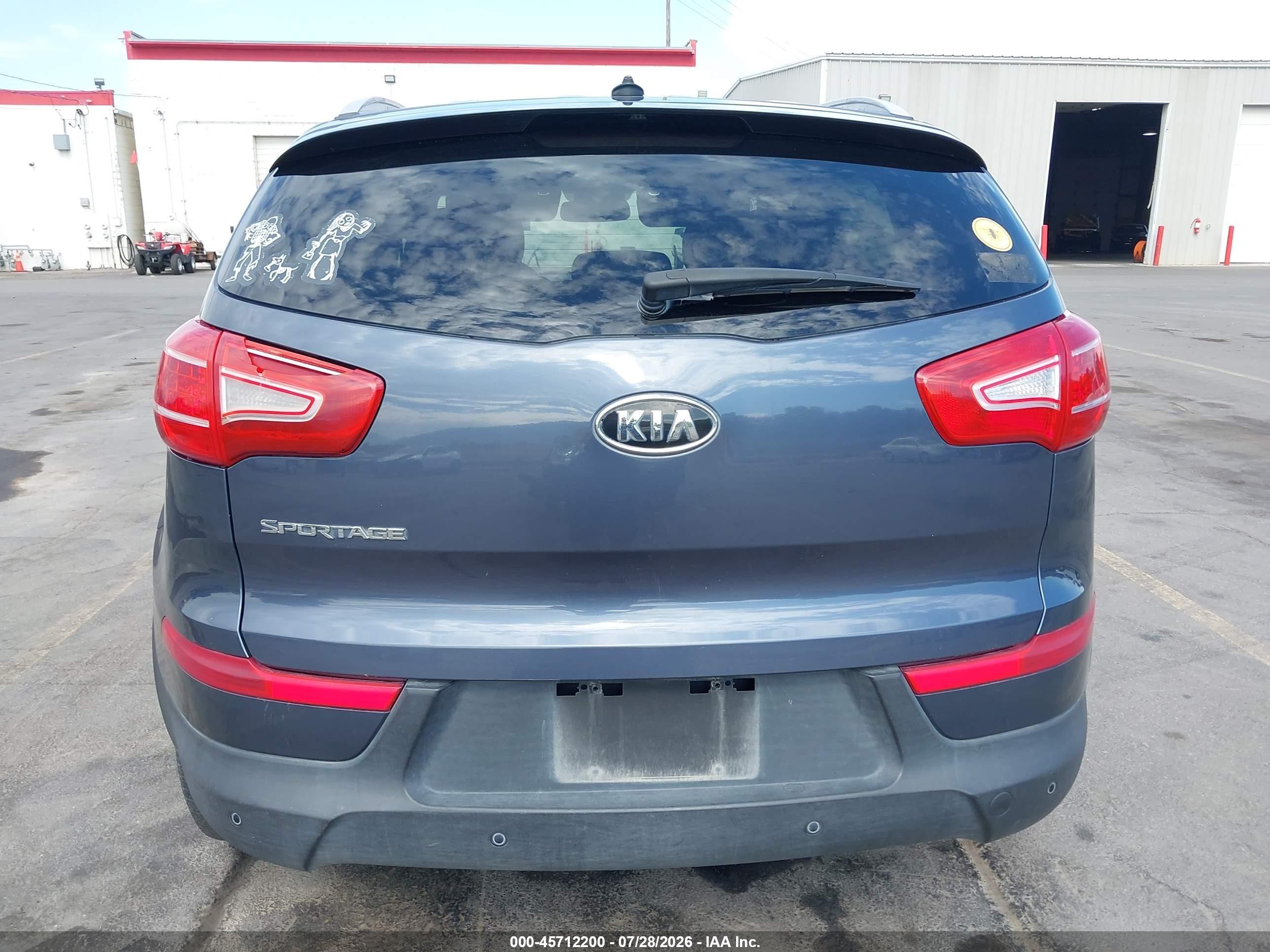 2011 Kia Sportage Lx Navy vin: KNDPBCA23B7102249