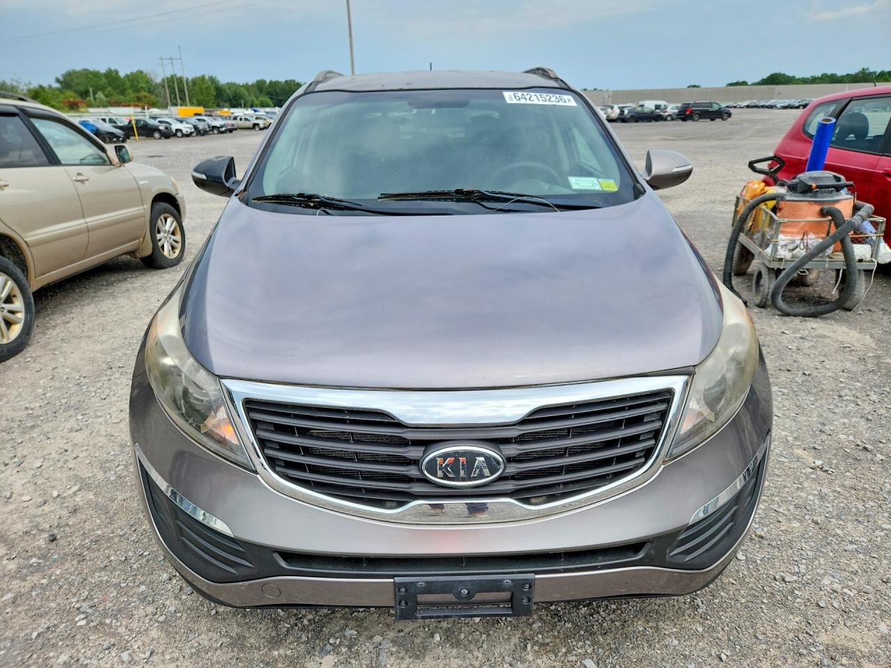 2011 Kia Sportage Lx Gray vin: KNDPBCA23B7172124
