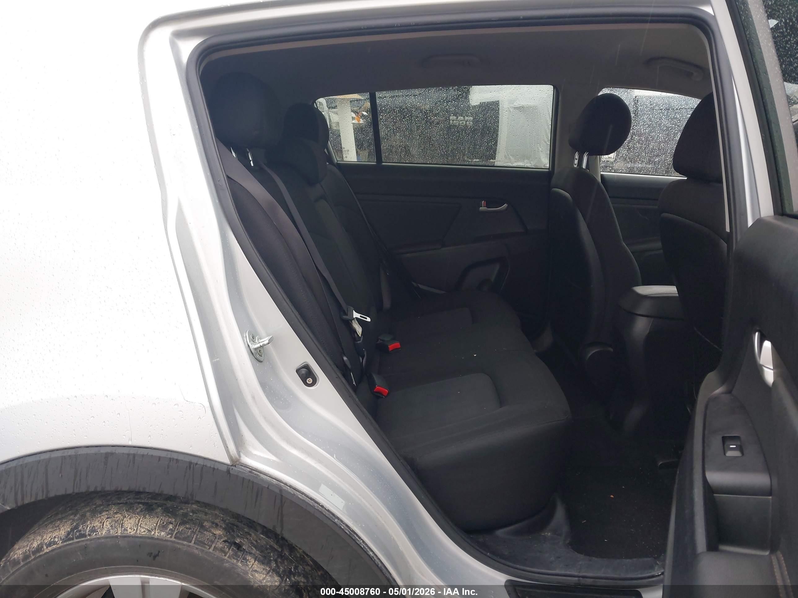 2012 Kia Sportage Lx Silver vin: KNDPBCA23C7182914