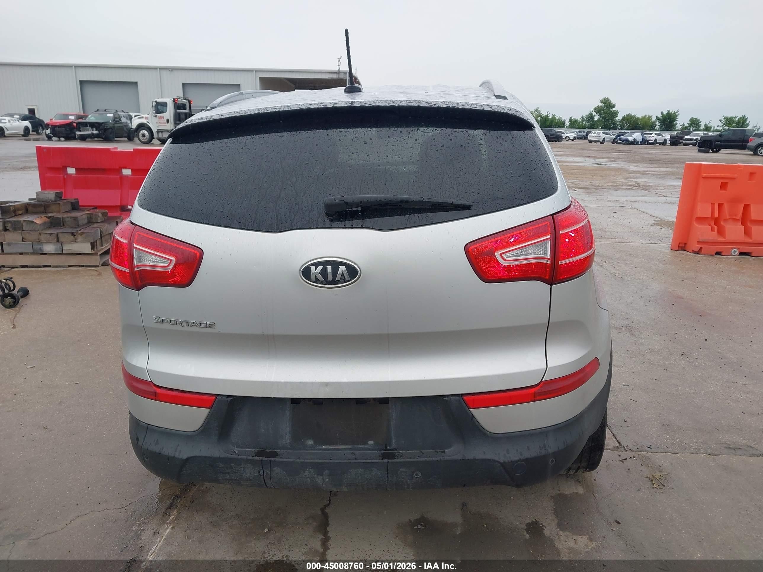 2012 Kia Sportage Lx Silver vin: KNDPBCA23C7182914