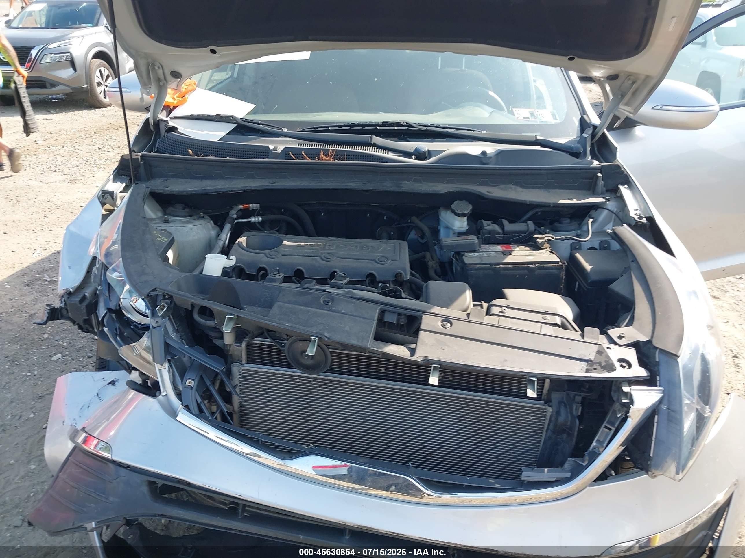 2012 Kia Sportage Lx Gray vin: KNDPBCA23C7210338