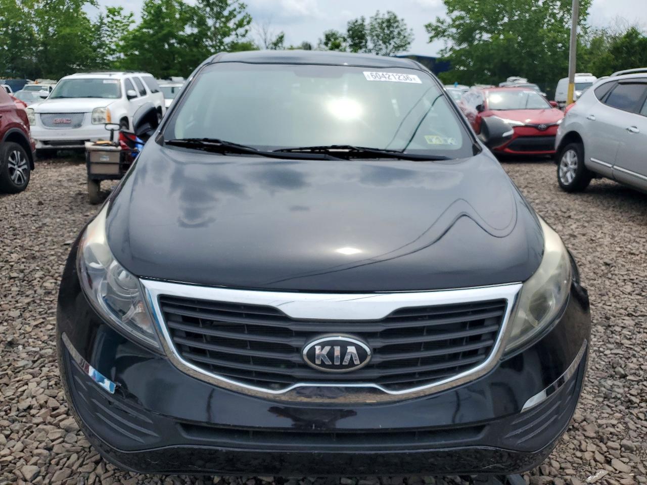 2013 Kia Sportage Lx Черный vin: KNDPBCA23D7400173
