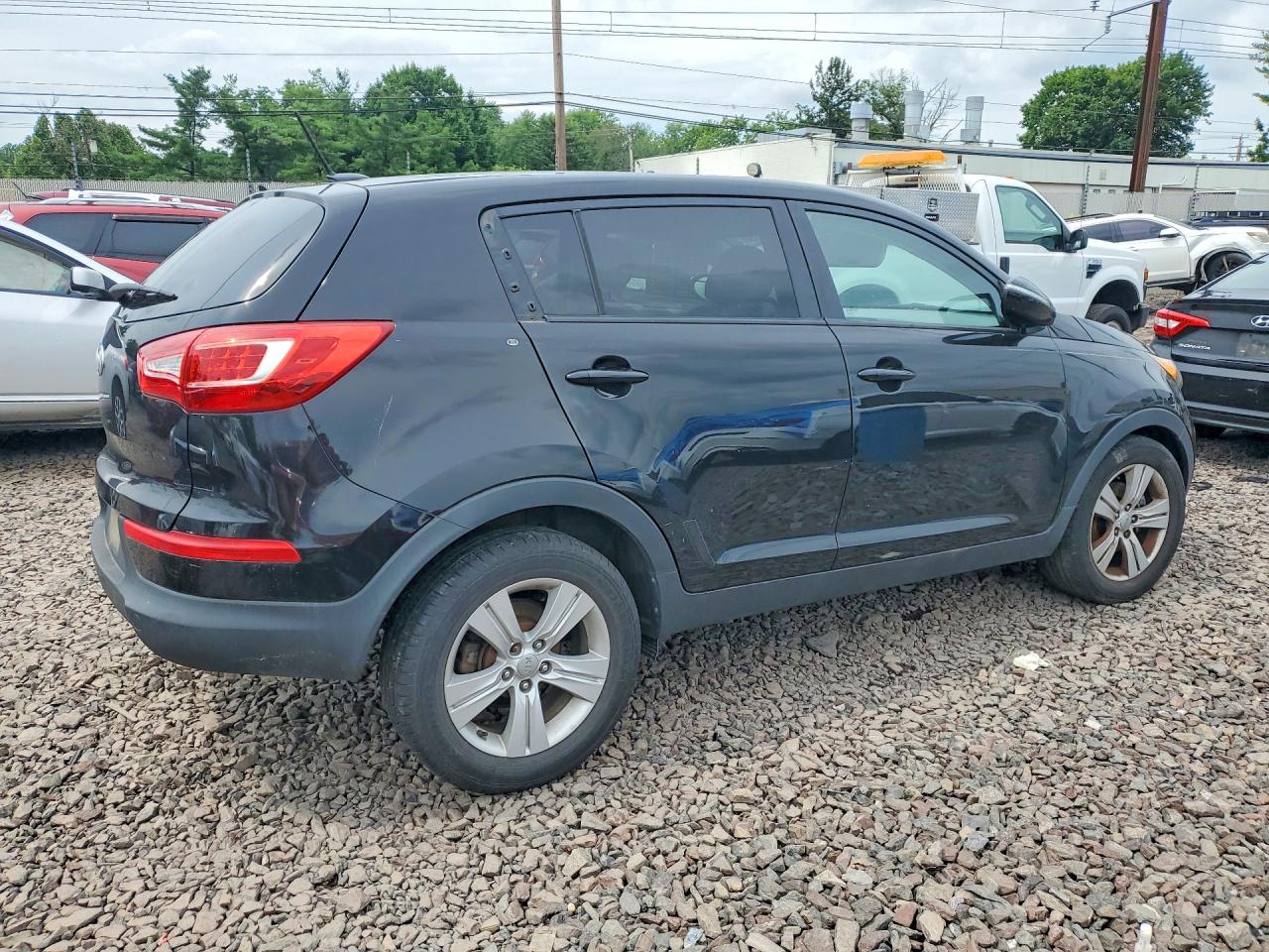2013 Kia Sportage Lx Черный vin: KNDPBCA23D7400173