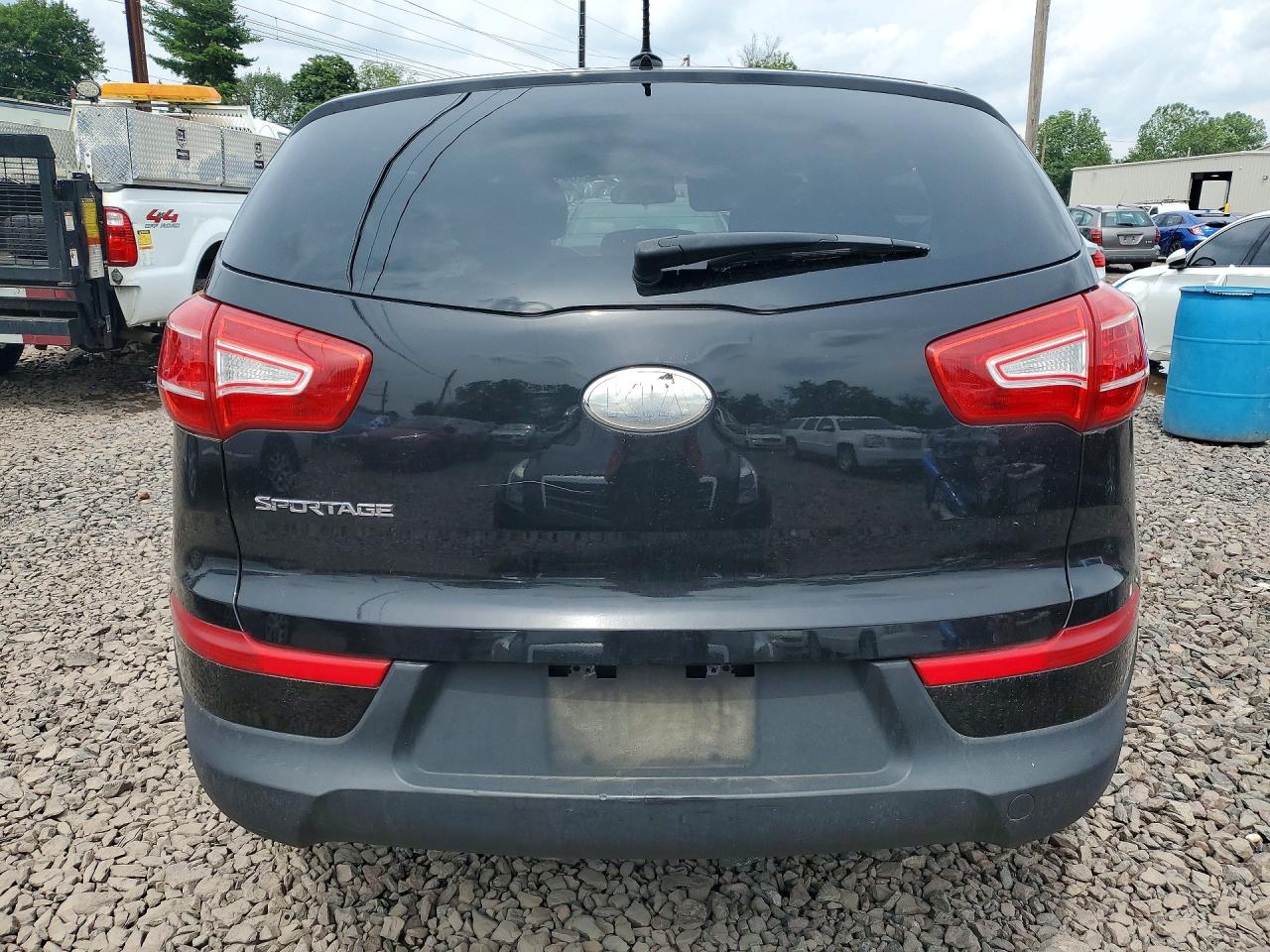 2013 Kia Sportage Lx Черный vin: KNDPBCA23D7400173