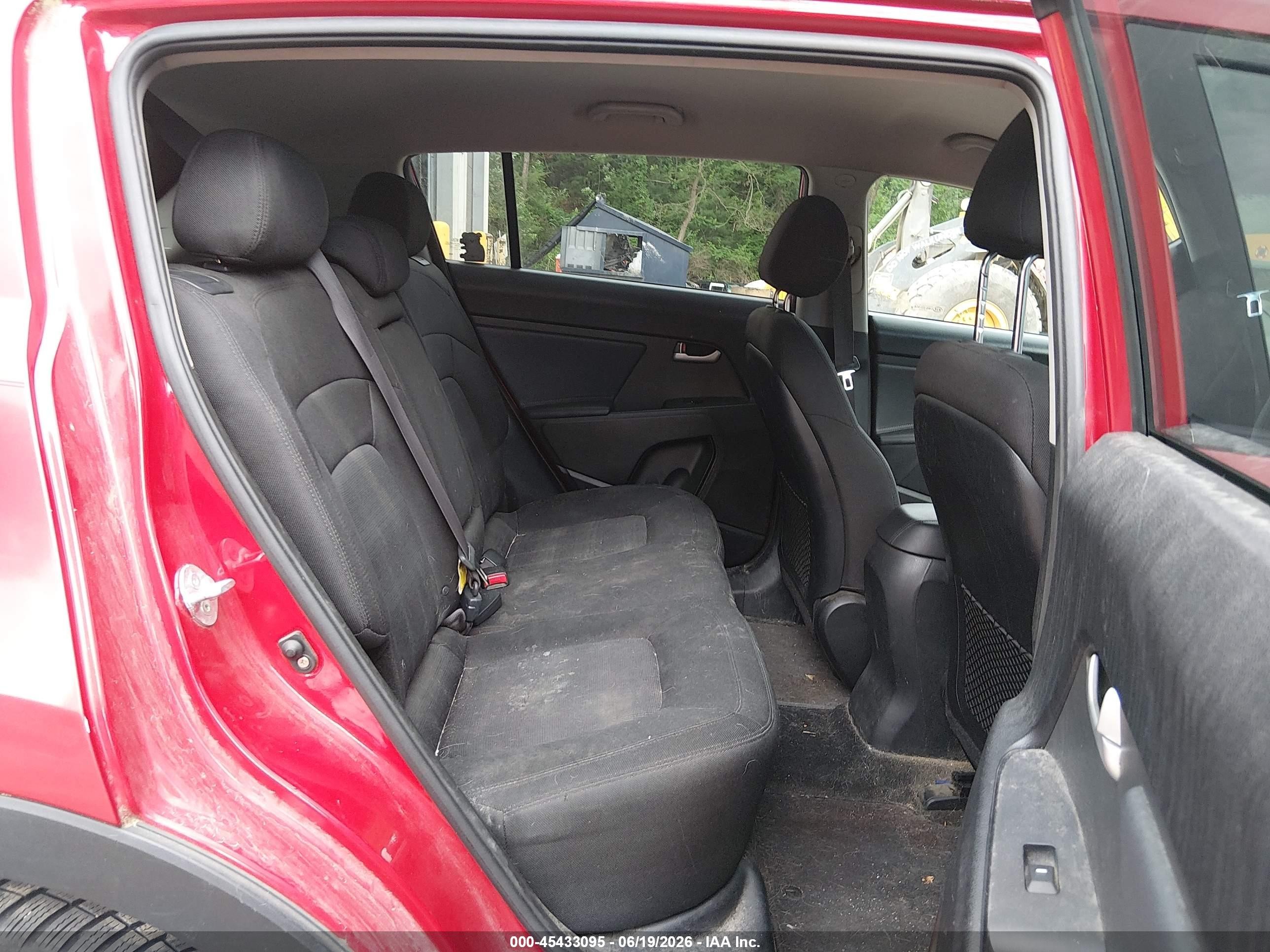 2013 Kia Sportage Lx Red vin: KNDPBCA23D7423307