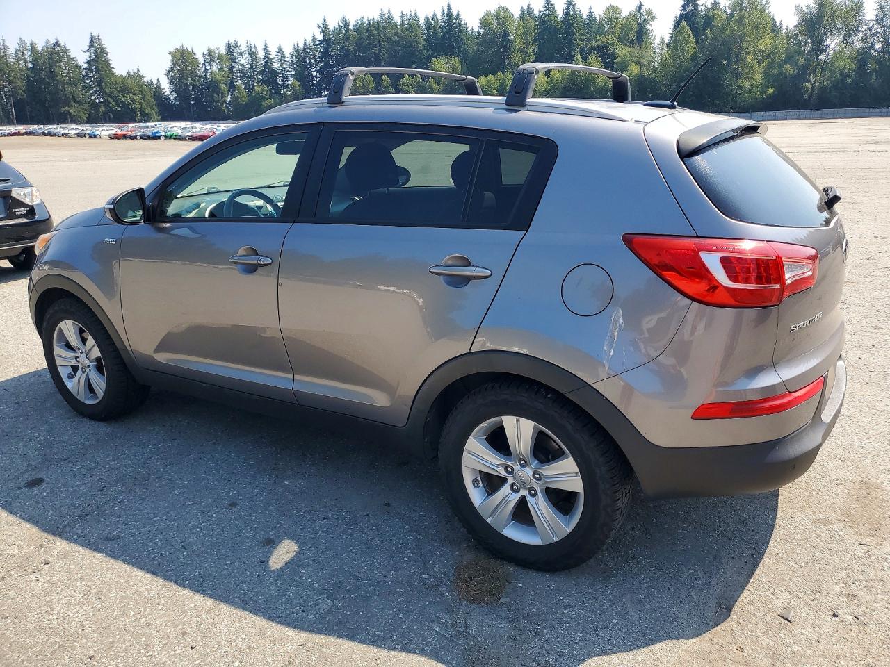 2013 Kia Sportage Lx Gray vin: KNDPBCA23D7449065