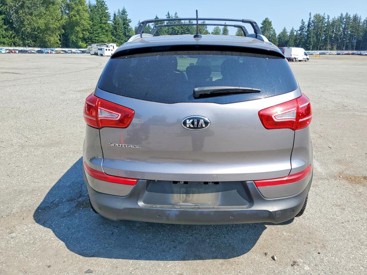 2013 Kia Sportage Lx Gray vin: KNDPBCA23D7449065