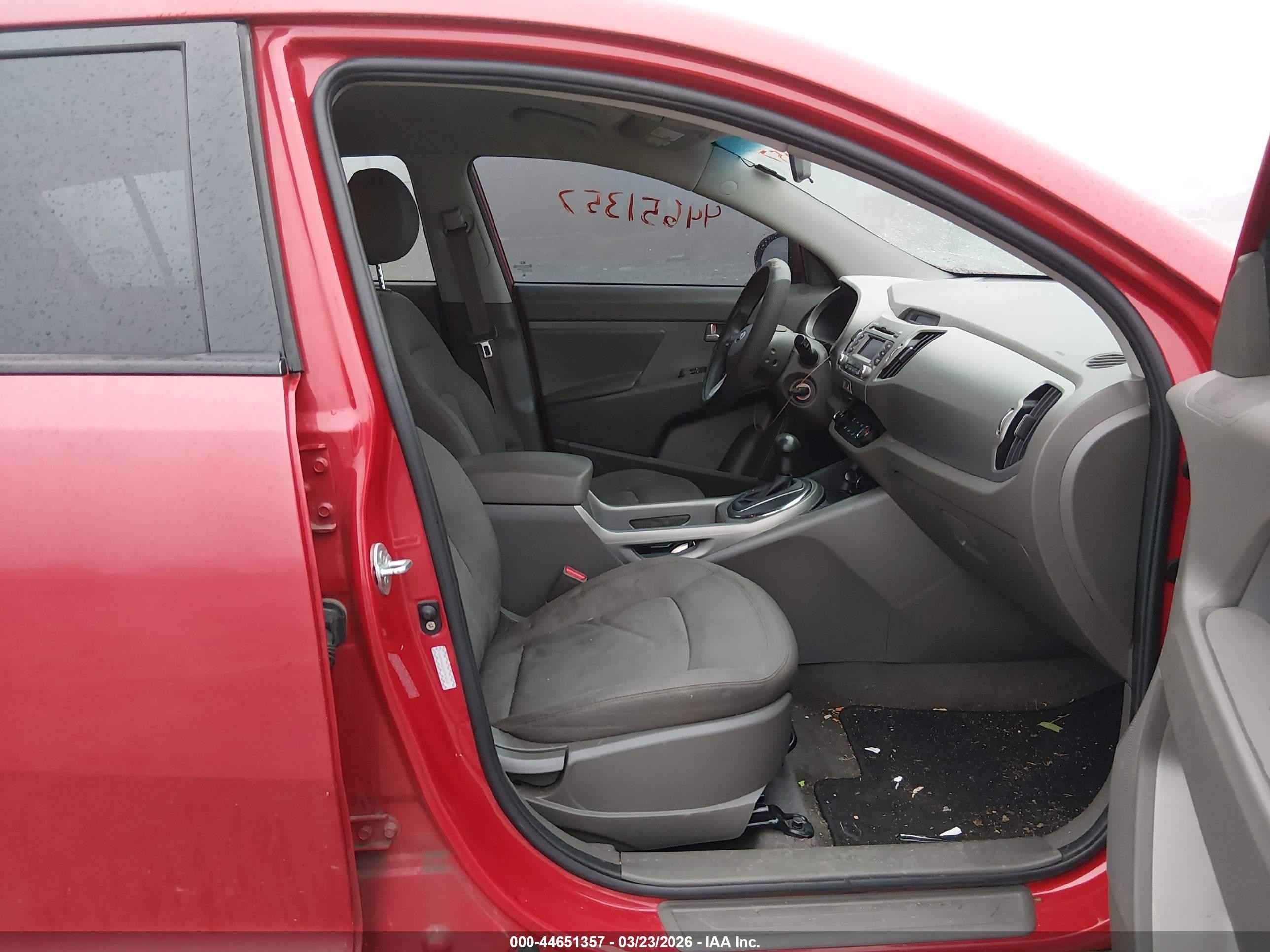 2013 Kia Sportage Lx Red vin: KNDPBCA23D7475519