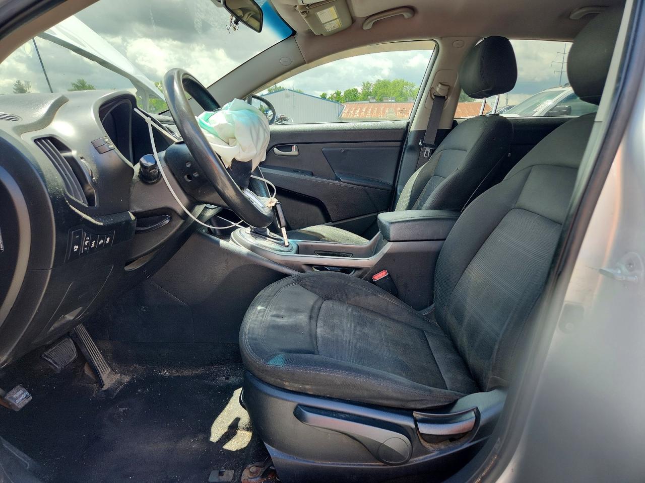 2013 Kia Sportage Lx Silver vin: KNDPBCA23D7478856