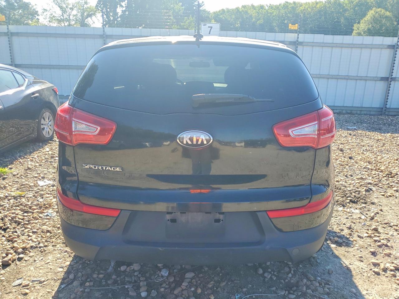2013 Kia Sportage Lx Black vin: KNDPBCA23D7485046