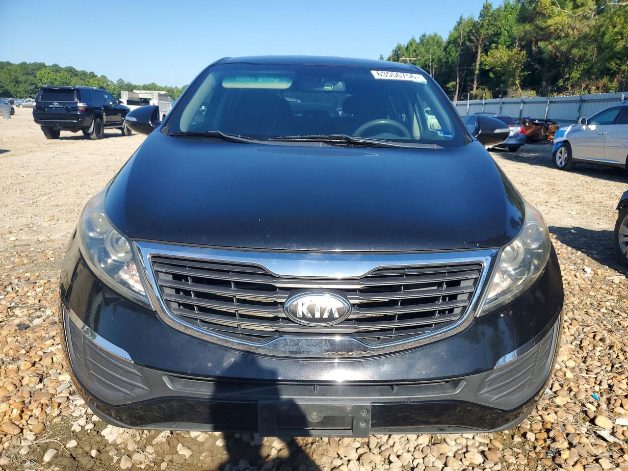2013 Kia Sportage Lx Black vin: KNDPBCA23D7485046