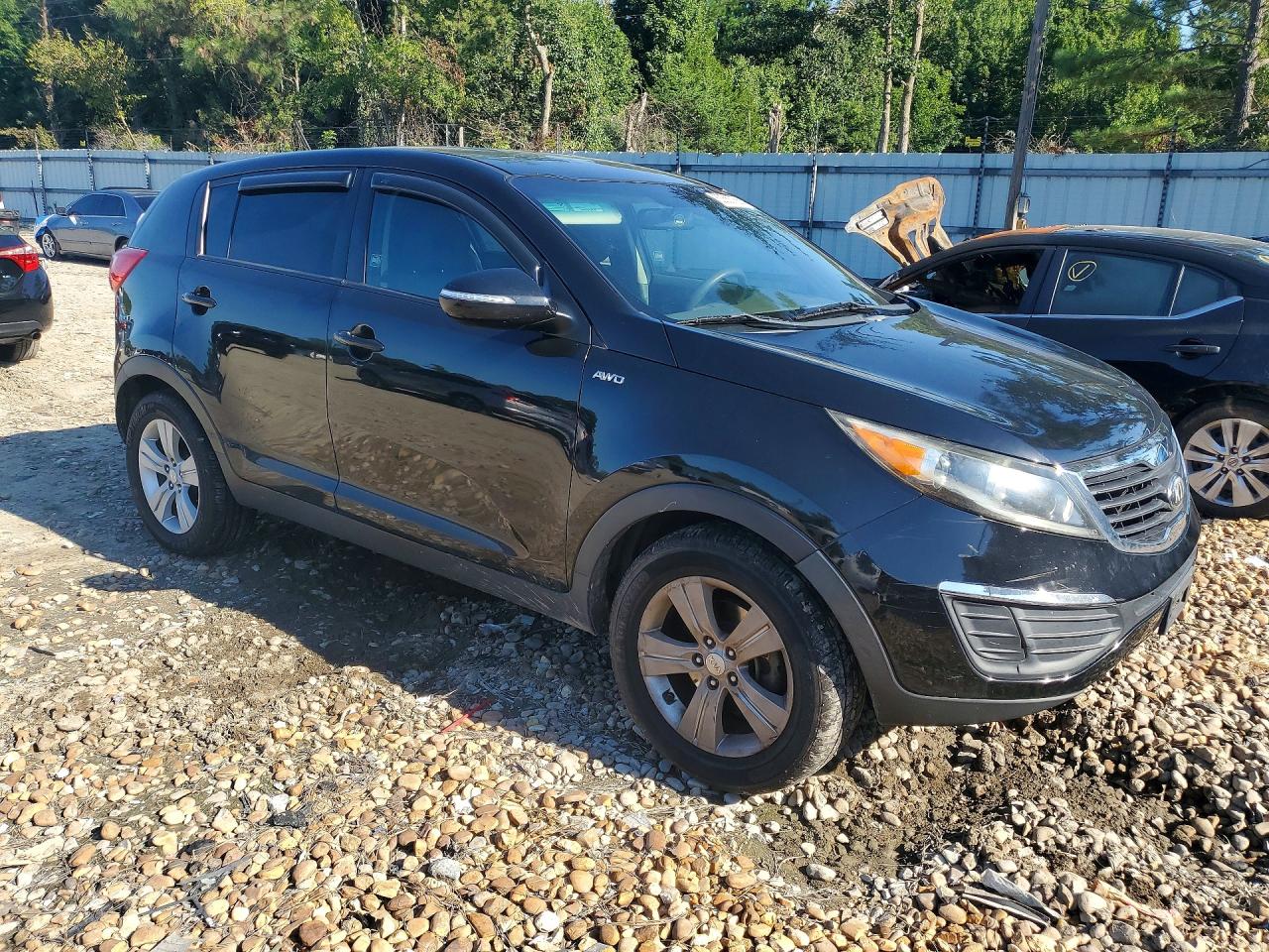 2013 Kia Sportage Lx Black vin: KNDPBCA23D7485046