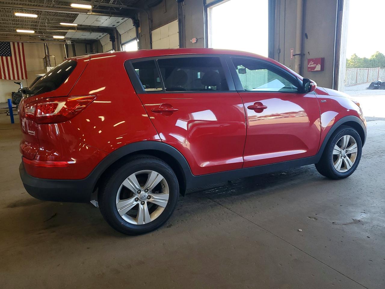2012 Kia Sportage Lx Red vin: KNDPBCA24C7242019