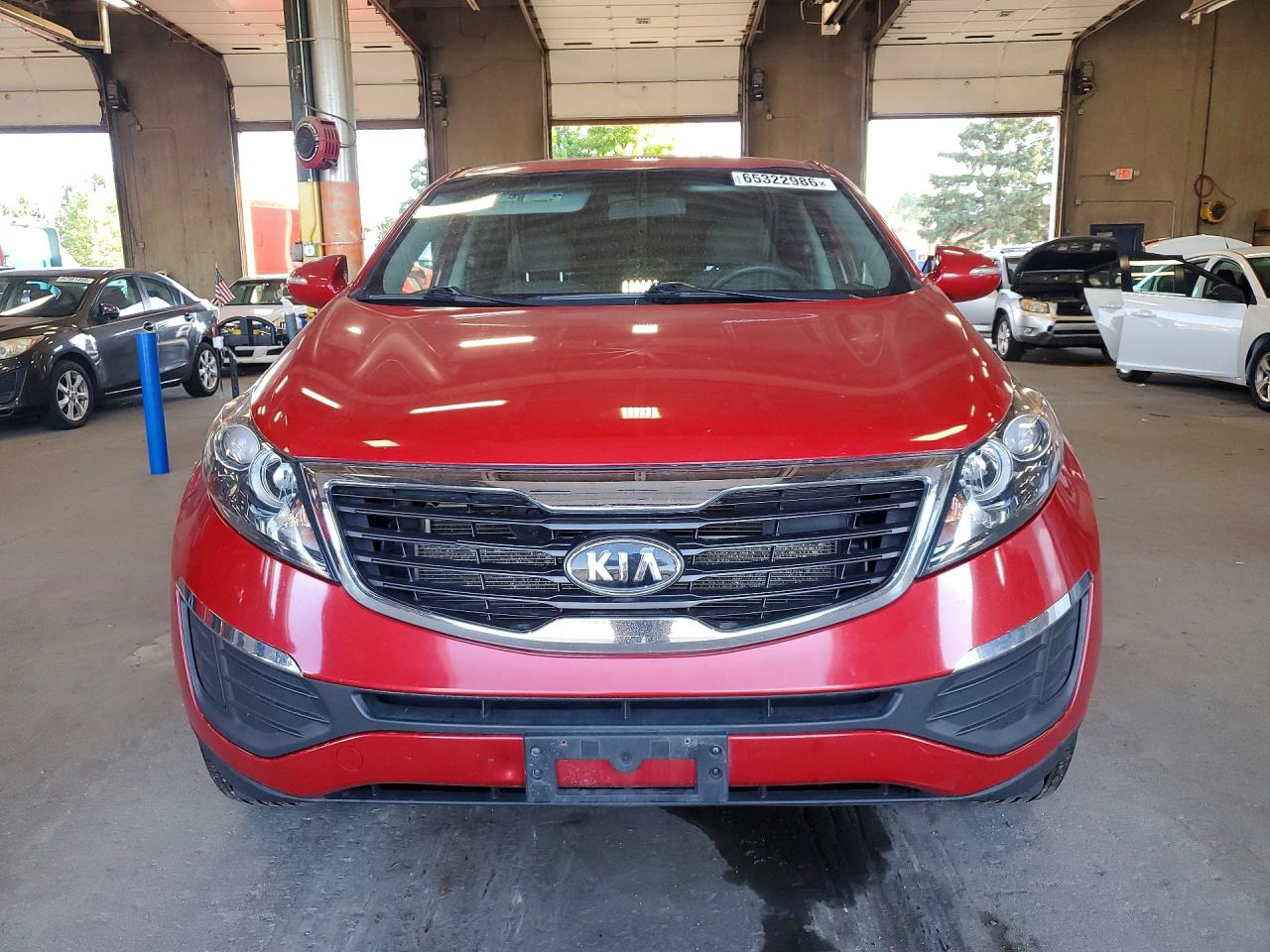 2012 Kia Sportage Lx Red vin: KNDPBCA24C7242019