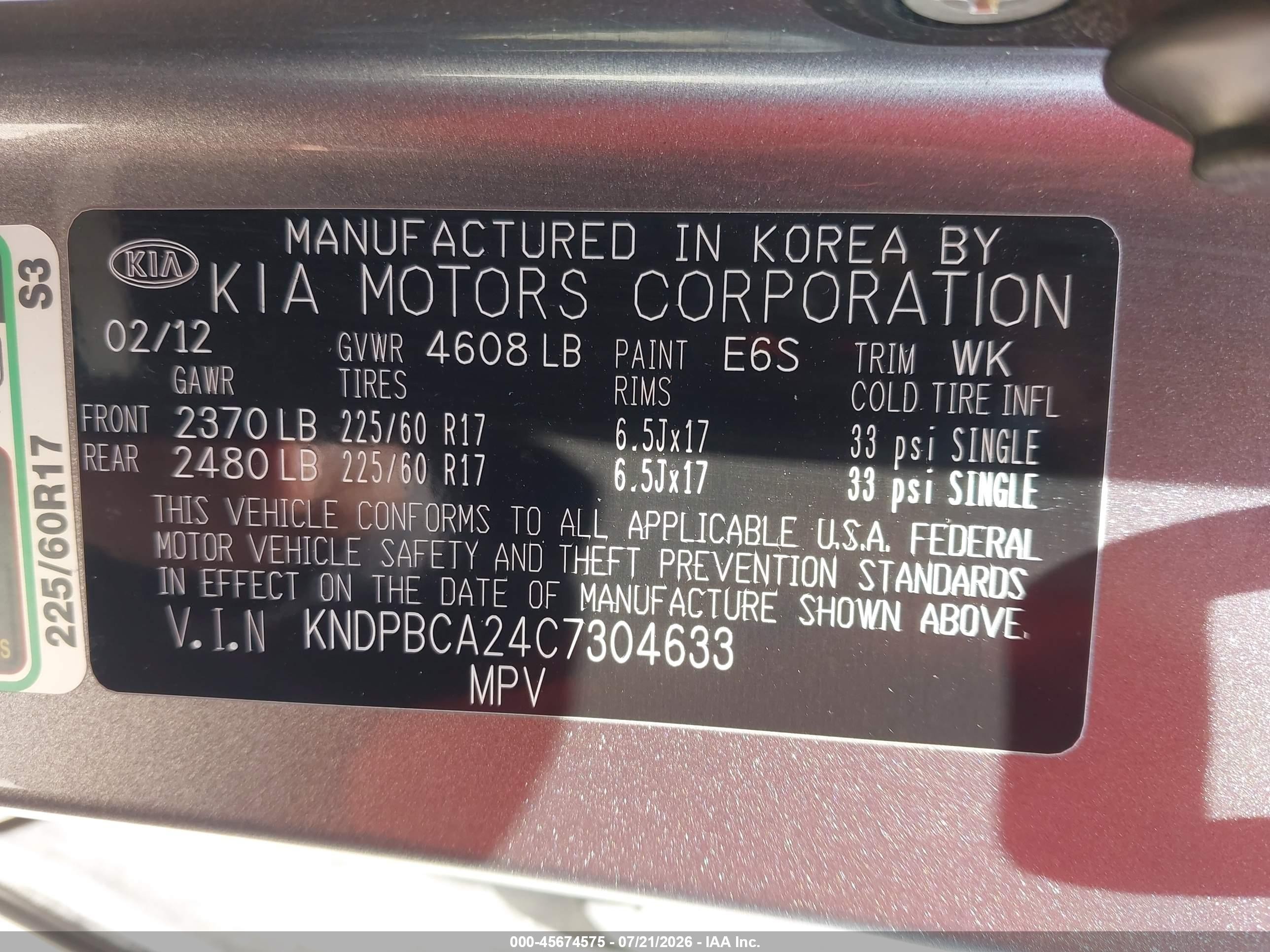 2012 Kia Sportage Lx Gray vin: KNDPBCA24C7304633