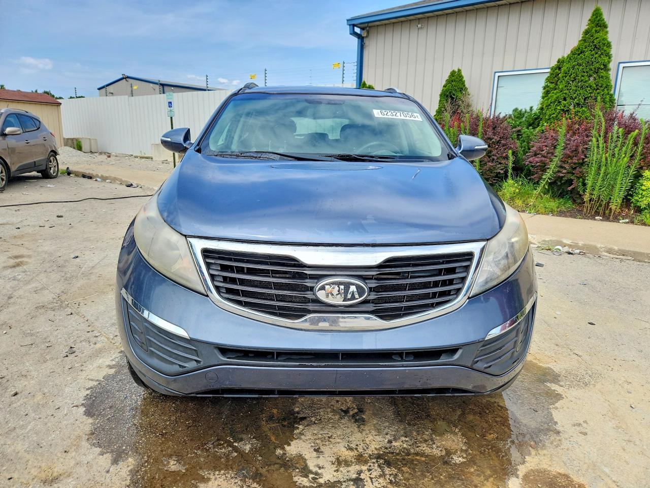 2012 Kia Sportage Lx Blue vin: KNDPBCA24C7317608