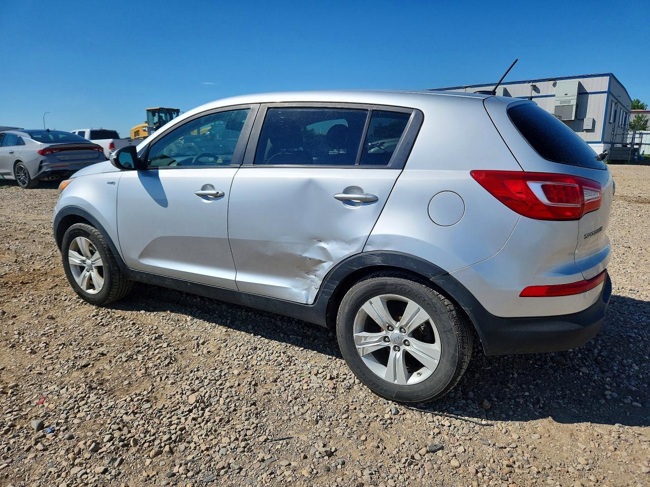 2013 Kia Sportage Lx Silver vin: KNDPBCA24D7350996