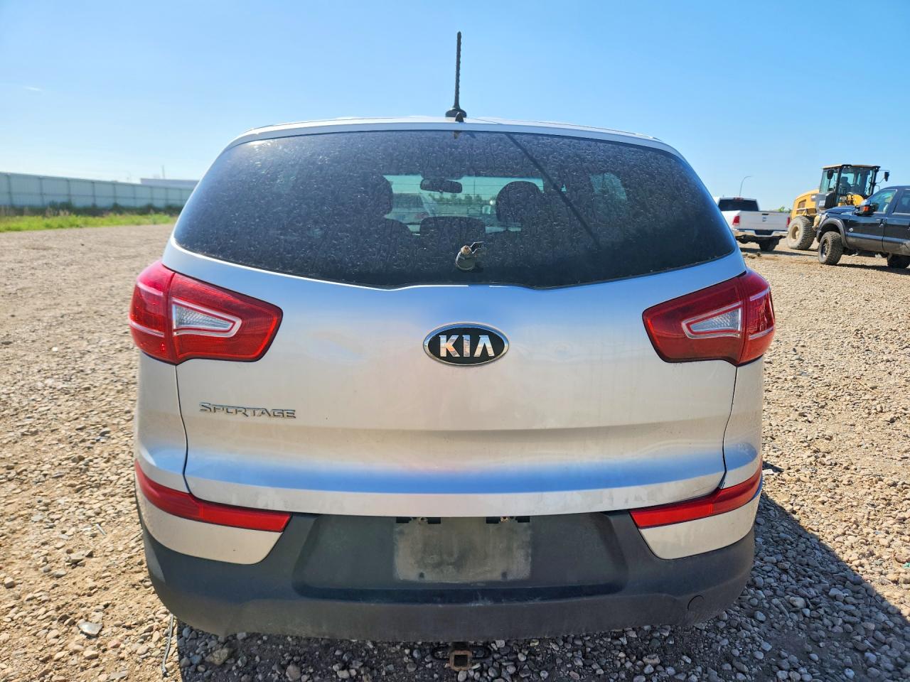2013 Kia Sportage Lx Silver vin: KNDPBCA24D7350996