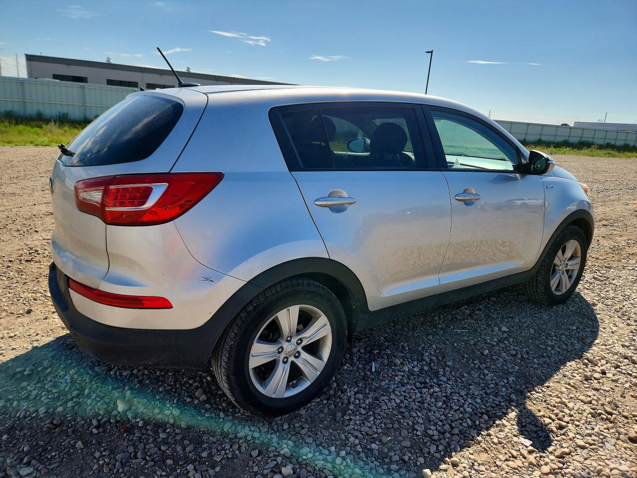2013 Kia Sportage Lx Silver vin: KNDPBCA24D7350996