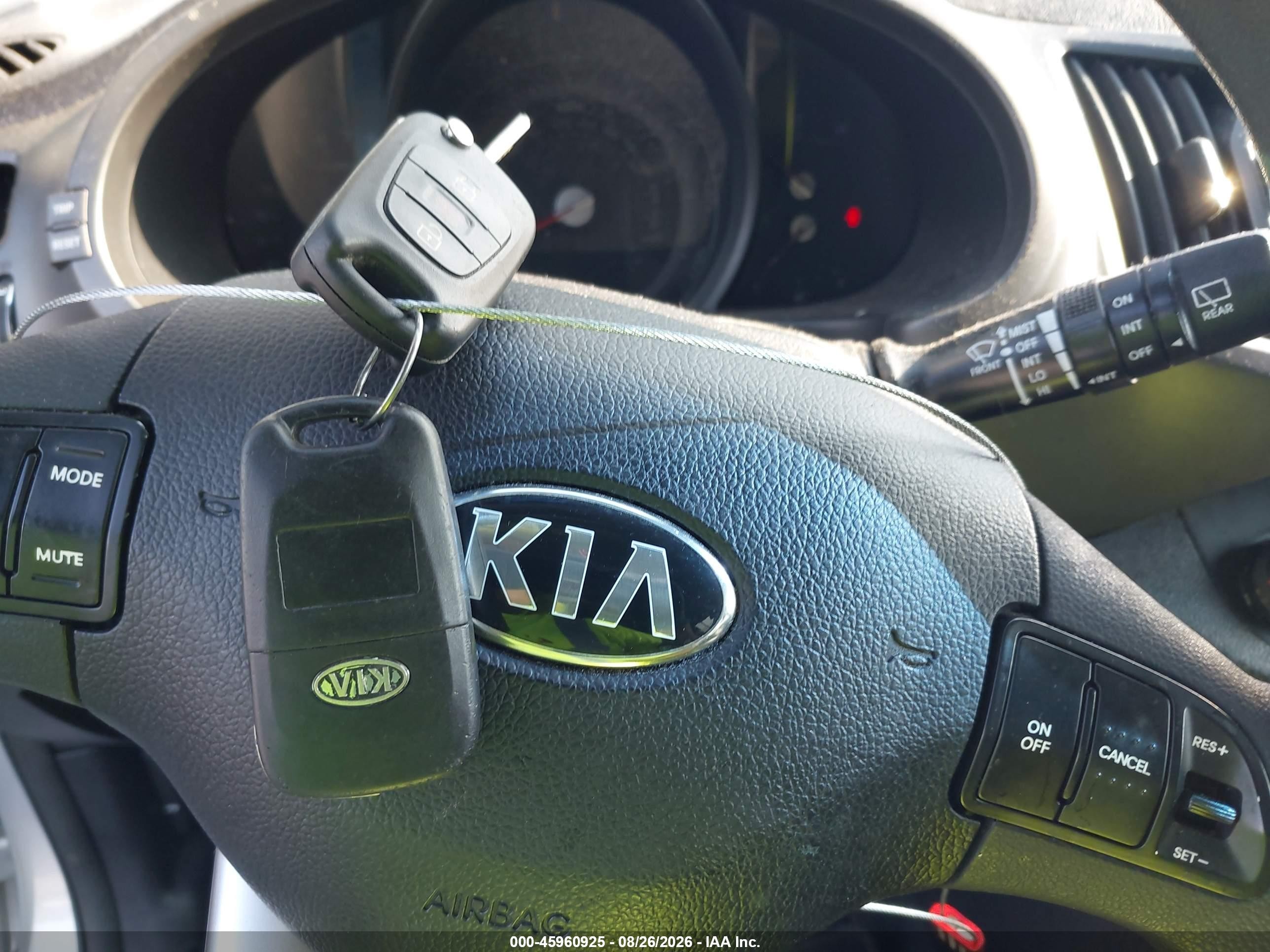 2013 Kia Sportage Lx Серебряный vin: KNDPBCA24D7356927