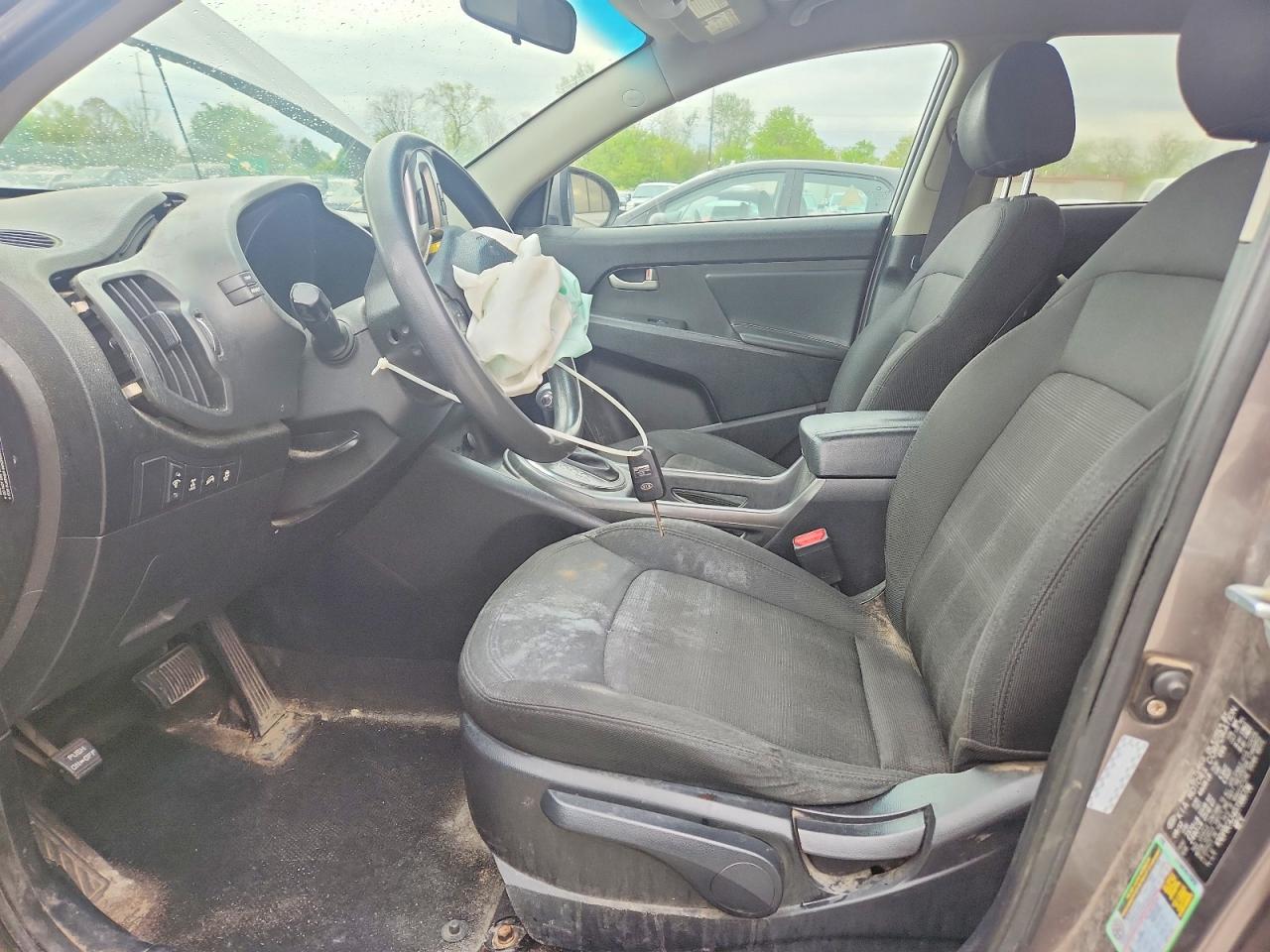 2013 Kia Sportage Lx Gray vin: KNDPBCA24D7386736