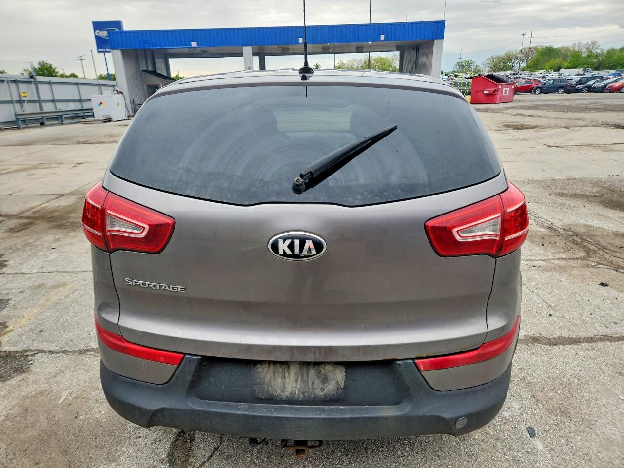 2013 Kia Sportage Lx Gray vin: KNDPBCA24D7386736