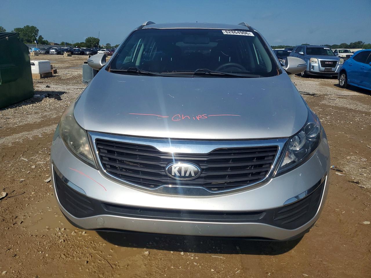 2013 Kia Sportage Lx Серебряный vin: KNDPBCA24D7428015