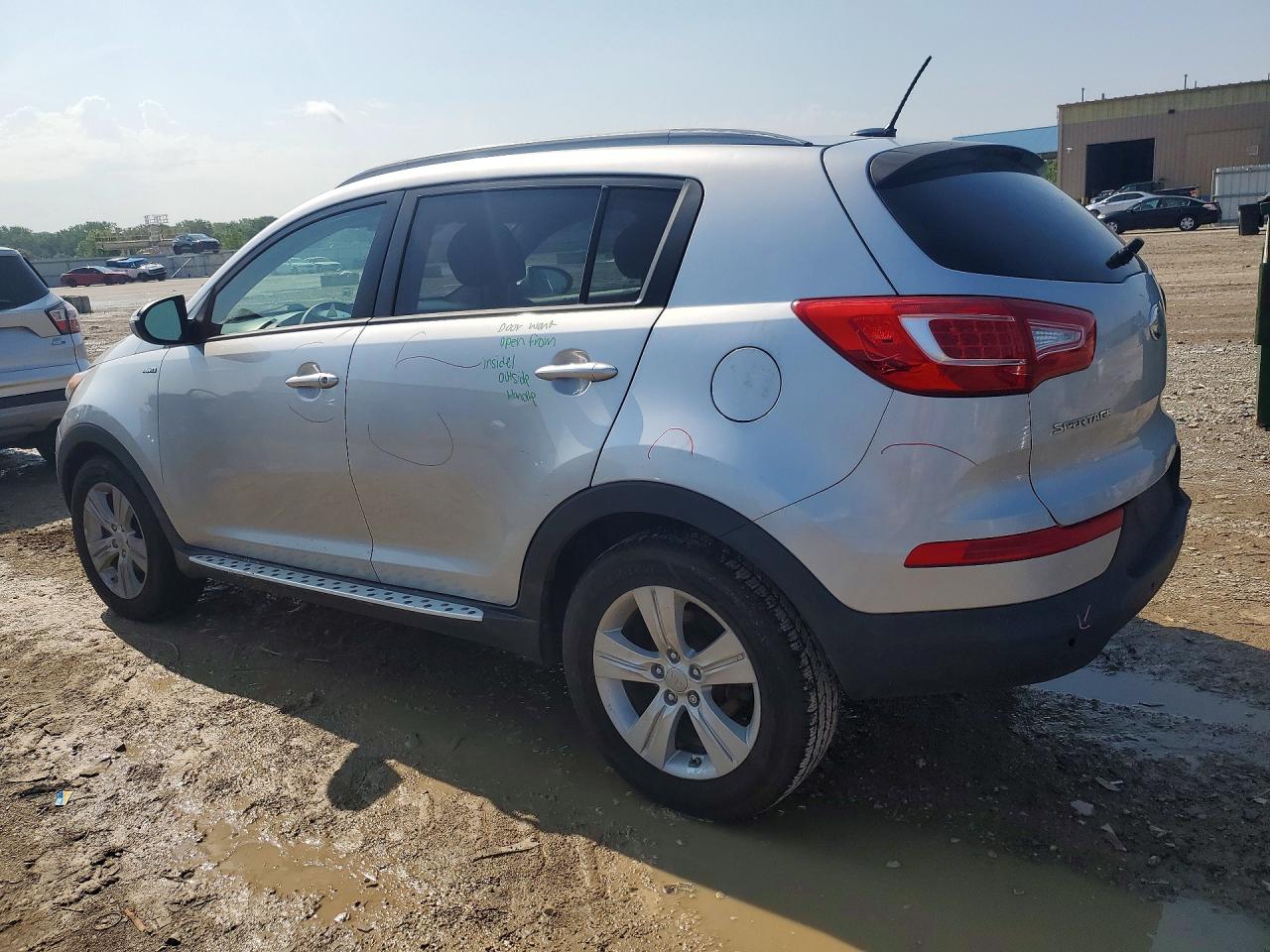 2013 Kia Sportage Lx Серебряный vin: KNDPBCA24D7428015