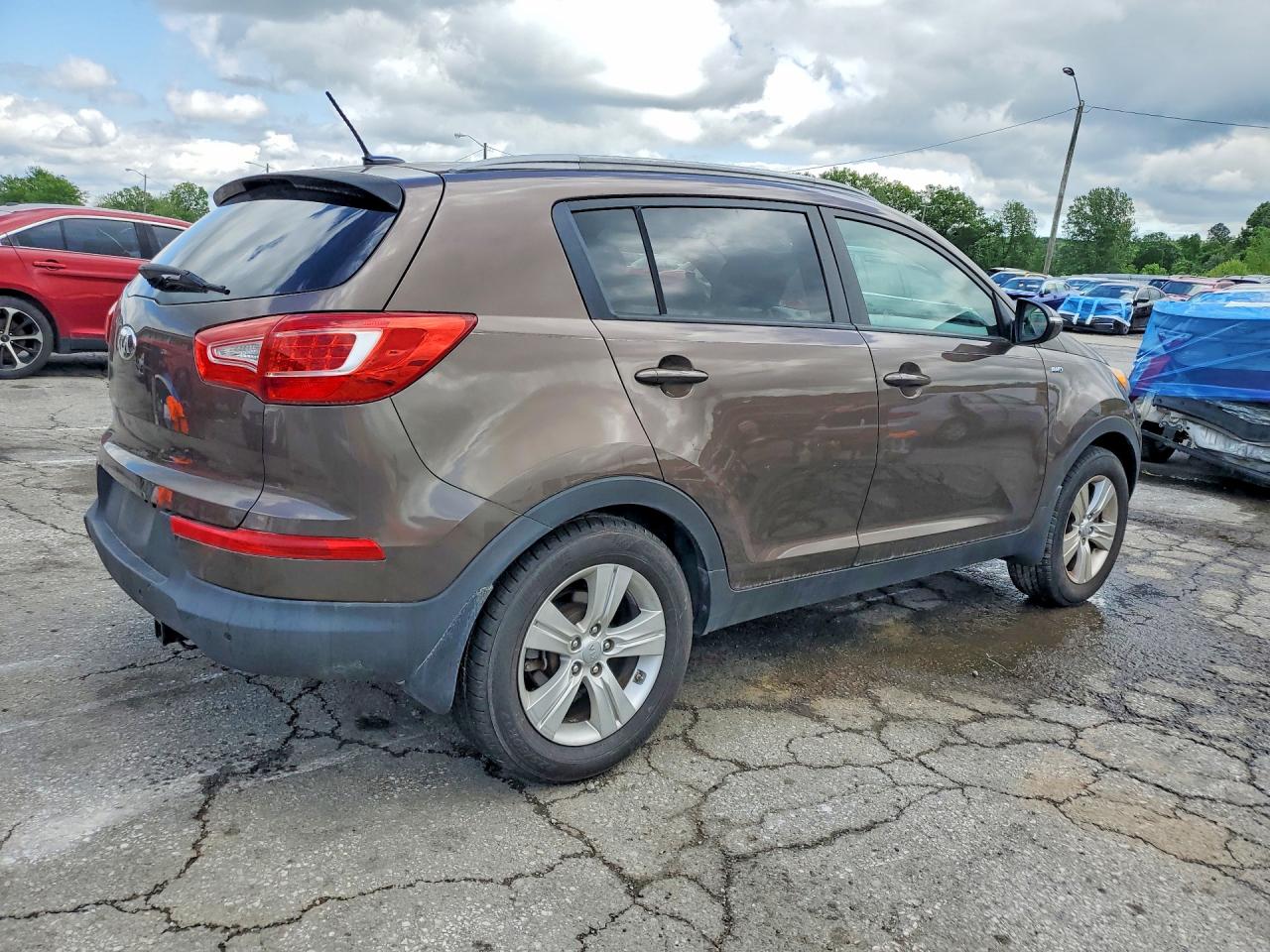2013 Kia Sportage Lx Brown vin: KNDPBCA24D7529975